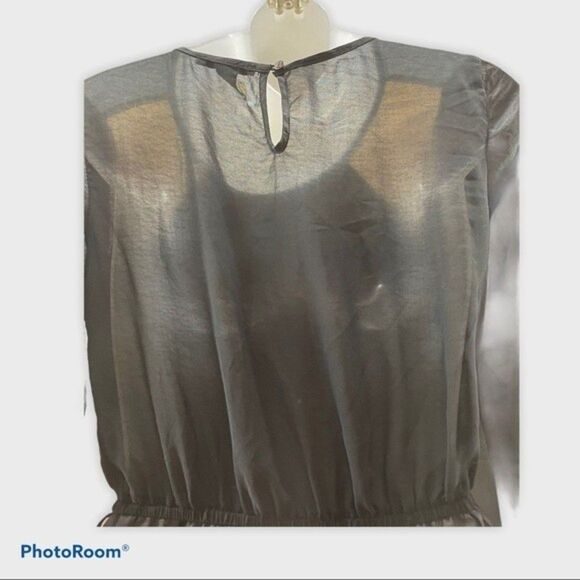 Forever 21 Black & Tan Accordion Style Dress Size Small - Picture 5 of 6